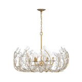 Crystorama - BGT-338-SG-CL - Six Light Chandelier - Bridget - Soft Gold