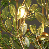 Crystorama - BGT-334-SG-GR - Three Light Chandelier - Bridget - Soft Gold
