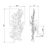 Crystorama - BGT-331-SG-CL - Two Light Wall Sconce - Bridget - Soft Gold