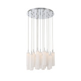 Crystorama - ADD-415-CH-WH - LED Pendant - Addis - Polished Chrome