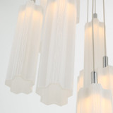 Crystorama - ADD-405-CH-WH - LED Pendant - Addis - Polished Chrome