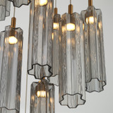 Crystorama - ADD-405-AG-SM - LED Pendant - Addis - Aged Brass