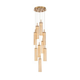 Crystorama - ADD-405-AG-AM - LED Pendant - Addis - Aged Brass