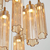 Crystorama - ADD-405-AG-AM - LED Pendant - Addis - Aged Brass