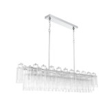 Crystorama - ADD-337-CH-CL - 16 Light Linear Chandelier - Addis - Polished Chrome
