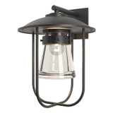 Hubbardton Forge - 307720-SKT-80-ZM0467 - One Light Outdoor Wall Sconce - Erlenmeyer - Coastal Black