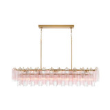 Crystorama - ADD-337-AG-SP - 16 Light Linear Chandelier - Addis - Aged Brass