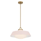 Crystorama - XAN-8009-VG-BH - Three Light Pendant - Xander - Vibrant Gold