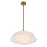Crystorama - XAN-8009-VG-BH - Three Light Pendant - Xander - Vibrant Gold
