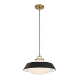 Crystorama - XAN-8006-VG-MK - One Light Pendant - Xander - Vibrant Gold