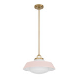 Crystorama - XAN-8006-VG-BH - One Light Pendant - Xander - Vibrant Gold