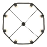 Crystorama - VNC-6508-NB - LED Chandelier - Vance - Bronze Noir