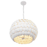 Crystorama - TAL-9404-MT - Five Light Chandelier - Talia - Matte White