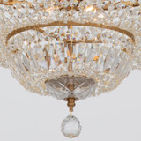 Crystorama - ROS-A1009-AG-CL-MWP - Nine Light Chandelier - Roslyn - Aged Brass