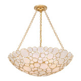 Crystorama - PAL-525-GA - Six Light Chandelier - Palla - Antique Gold