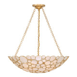 Crystorama - PAL-525-GA - Six Light Chandelier - Palla - Antique Gold
