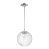 Crystorama - ORY-1007-PN-CL - One Light Pendant - Orly - Polished Nickel