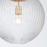 Crystorama - ORY-1007-AG-CL - One Light Pendant - Orly - Aged Brass
