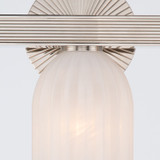 Crystorama - LOT-713-PN - Three Light Bath - Lotus - Polished Nickel