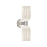 Crystorama - LOT-712-PN - Two Light Wall Sconce - Lotus - Polished Nickel