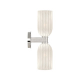 Crystorama - LOT-712-PN - Two Light Wall Sconce - Lotus - Polished Nickel