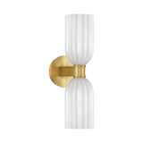 Crystorama - LOT-712-LG - Two Light Wall Sconce - Lotus - Luxe Gold
