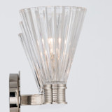 Crystorama - LOT-703-PN - Three Light Bath - Lotus - Polished Nickel