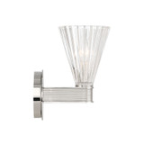 Crystorama - LOT-701-PN - One Light Wall Sconce - Lotus - Polished Nickel