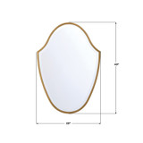 Crystorama - LIN-M428-GA - Mirror - Lindee - Antique Gold
