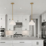 Crystorama - LAY-303-LG - One Light Pendant - Layton - Luxe Gold