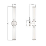 Crystorama - JAR-2302-PN - LED Wall Sconce - Jarvis - Polished Nickel