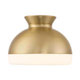 Crystorama - GID-4003-VG - Two Light Flush Mount - Gidget - Vibrant Gold