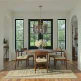 Crystorama - GEM-7004-MG-SS - Seven Light Chandelier - Gemma - Modern Gold