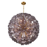 Crystorama - ESM-4009-AG-SM - 12 Light Chandelier - Esme - Aged Brass