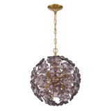 Crystorama - ESM-4005-AG-SM - Six Light Chandelier - Esme - Aged Brass