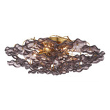 Crystorama - ESM-4000-AG-SM - Six Light Semi Flush Mount - Esme - Aged Brass