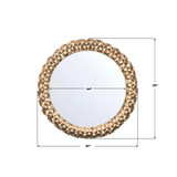 Crystorama - COR-M710-SG - Mirror - Cora - Soft Gold