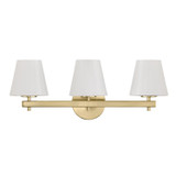 Crystorama - COL-203-VG - Three Light Bath - Colton - Vibrant Gold