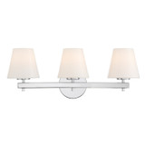 Crystorama - COL-203-CH - Three Light Bath - Colton - Polished Chrome