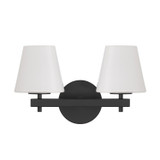 Crystorama - COL-202-BK - Two Light Wall Sconce - Colton - Black