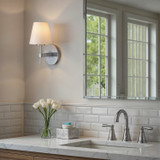 Crystorama - COL-201-CH - One Light Wall Sconce - Colton - Polished Chrome