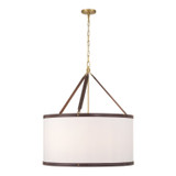 Crystorama - CAL-2408-LG - Eight Light Pendant - Callahan - Luxe Gold