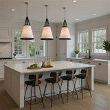 Crystorama - CAL-2405-PN - Four Light Pendant - Callahan - Polished Nickel