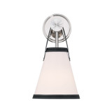 Crystorama - CAL-2401-PN - One Light Wall Sconce - Callahan - Polished Nickel
