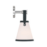 Crystorama - CAL-2401-PN - One Light Wall Sconce - Callahan - Polished Nickel