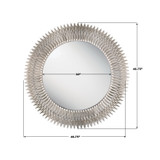 Crystorama - BRH-M546-SA - Mirror - Broche - Antique Silver