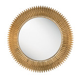 Crystorama - BRH-M546-GA - Mirror - Broche - Antique Gold