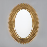 Crystorama - BRH-M500-GA - LED Mirror - Broche - Antique Gold