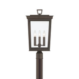 Crystorama - BEL-A8069-TZ - Three Light Outdoor Post Mount - Belmont - Twilight Bronze