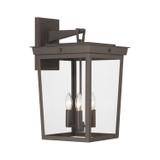 Crystorama - BEL-A8063-TZ - Three Light Outdoor Wall Sconce - Belmont - Twilight Bronze